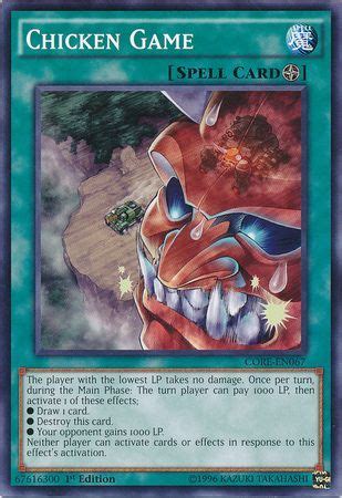 chicken game ygo|yugioh clash of rebellions.